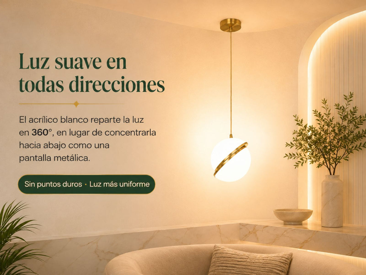 Difusa en 360 grados.