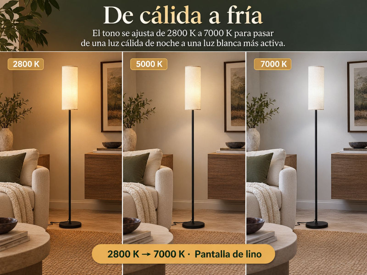 De cálida a fría.