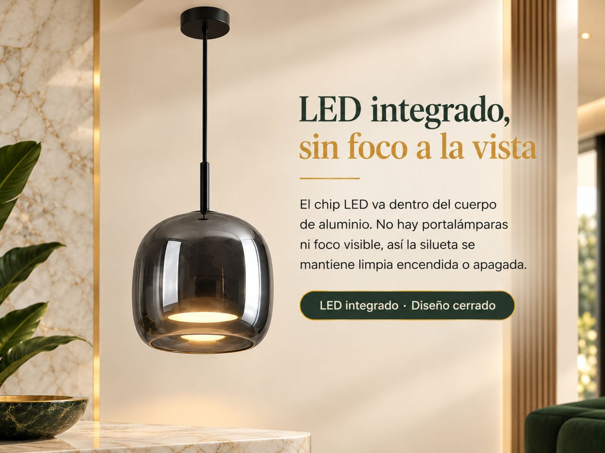 Integrada, sin foco a la vista.