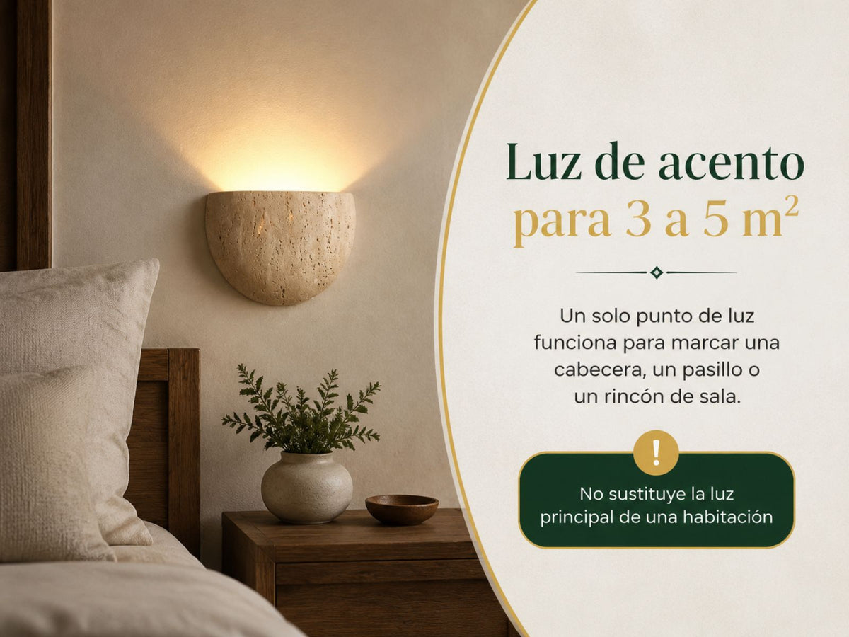 Luz de acento, no principal.