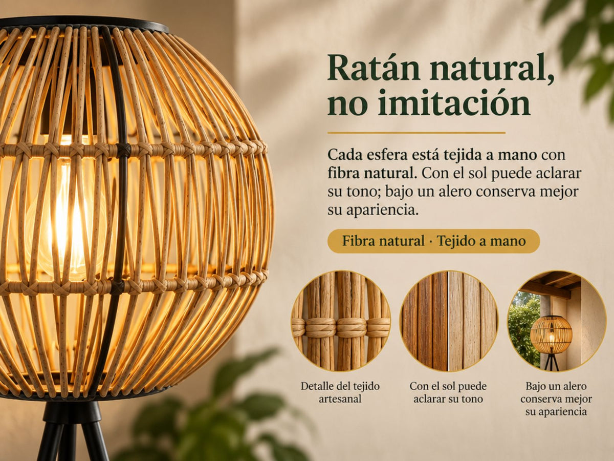 Ratán, no imitación.