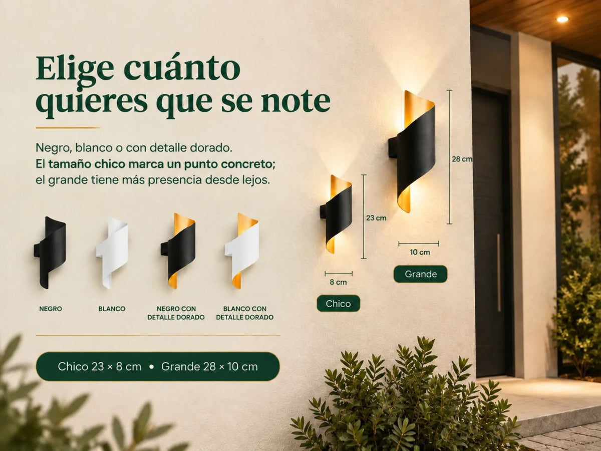 Cuatro acabados, dos tamaños.