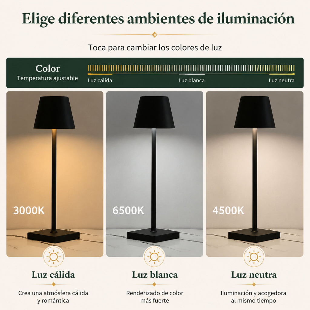 Lámpara de Mesa y Buró Nómada