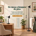 Lámpara de Piso para Sala Tallo