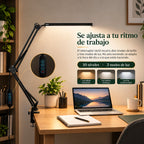 Lámpara de Escritorio LED Taller con Pinza