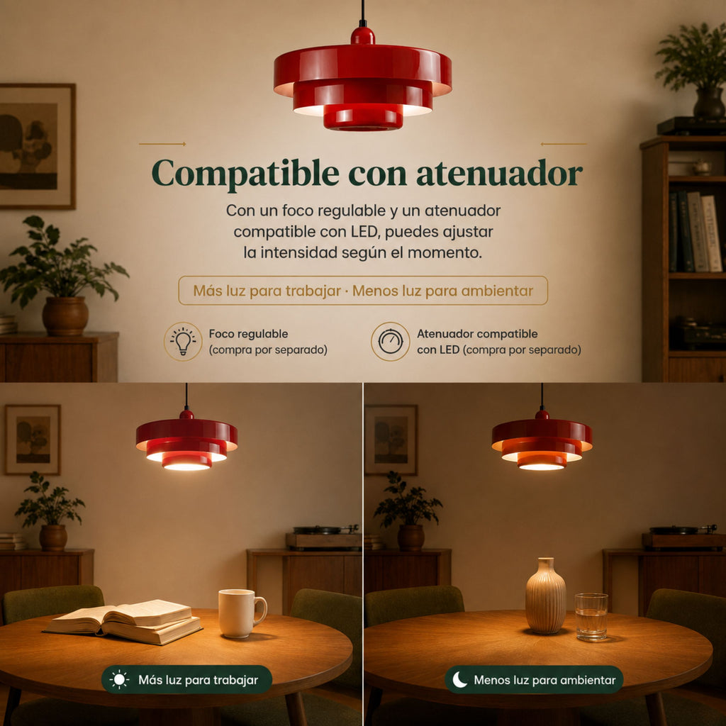 Lámpara Colgante para Comedor Bistró