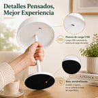 Lámpara de Mesa y Buró Hongo Portátil