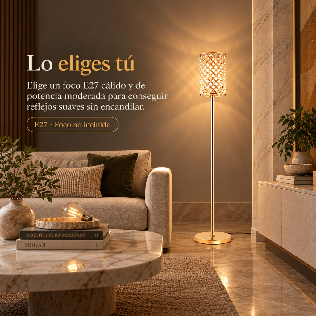 Lámpara de Piso para Sala Prisma