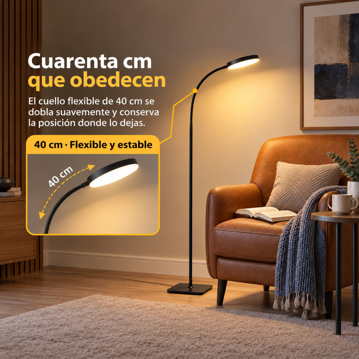 Lámpara de Piso para Sala Grulla
