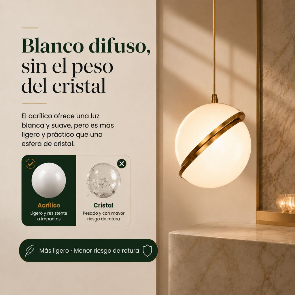 Lámpara Colgante para Cocina Esfera