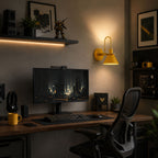 Lámpara de pared de hierro pintado de estilo moderno para pasillo