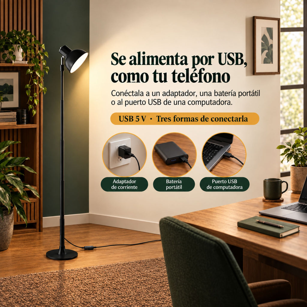 Lámpara de Piso para Sala Tallo