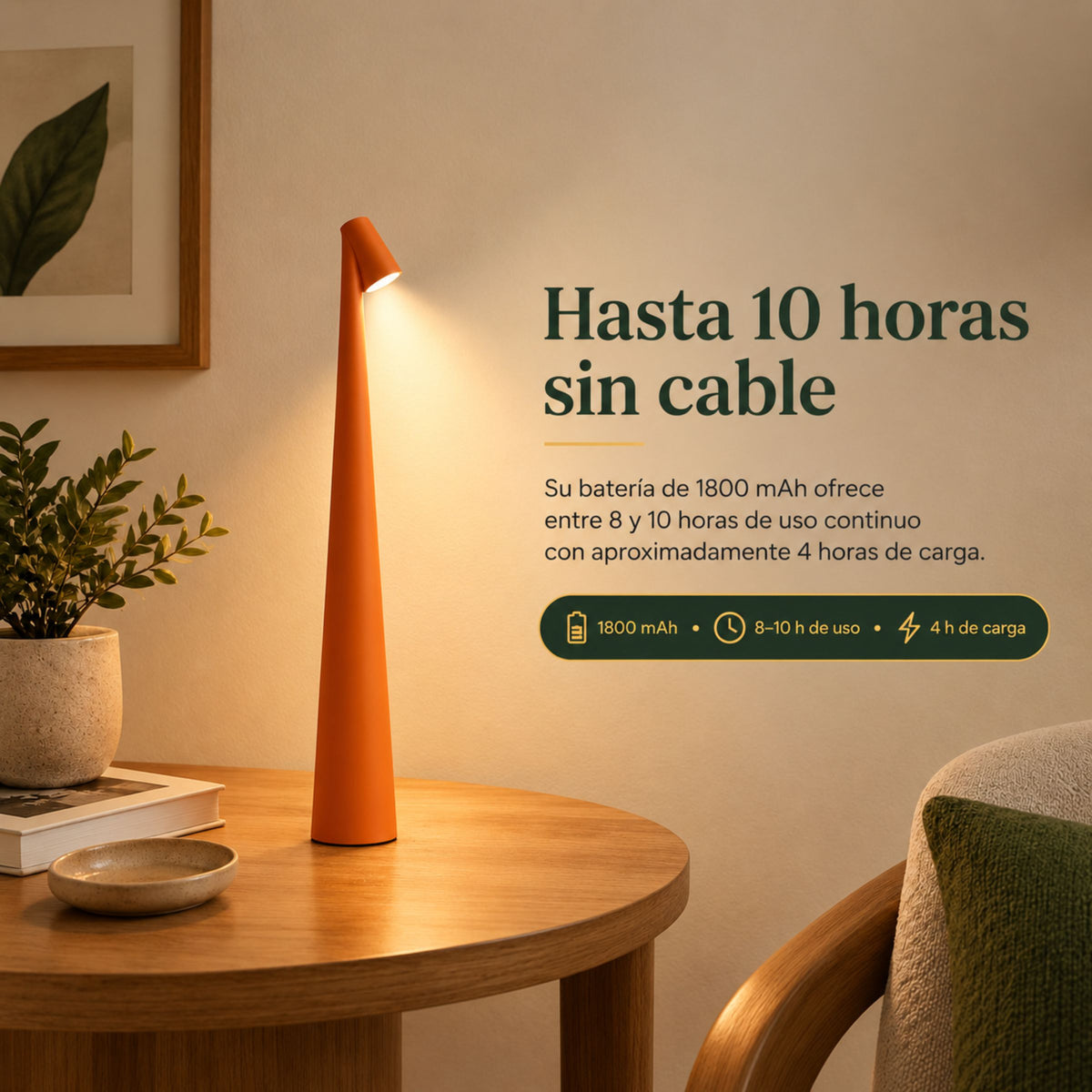 Lámpara de Mesa y Buró Faro