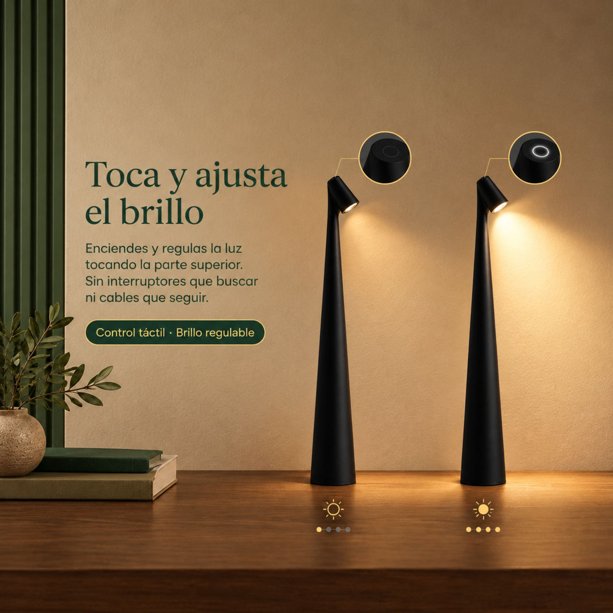 Lámpara de Mesa y Buró Faro