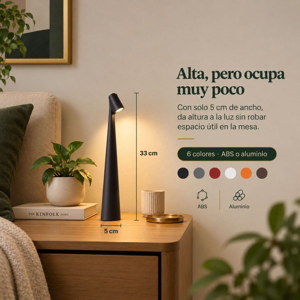 Lámpara de Mesa y Buró Faro