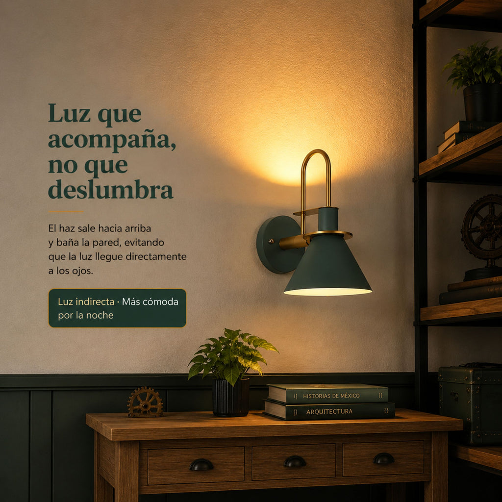 Lámpara de Pared Trazo en Hierro Pintado