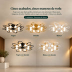Lámpara de Techo Moderna Molécula de 6 u 8 Luces