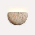 Lámpara de pared Cantera en piedra natural beige para sala