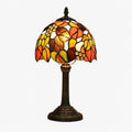 Lámpara de mesa Arce en vitral Tiffany para sala