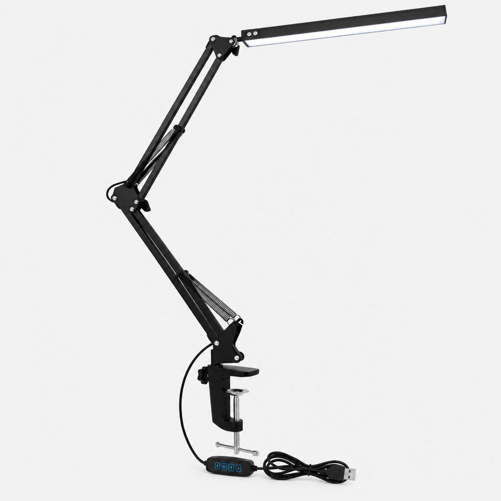 Lámpara de Escritorio LED Taller con Pinza