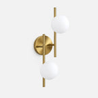 Lámpara de pared Estrella en cristal opalino para recámara