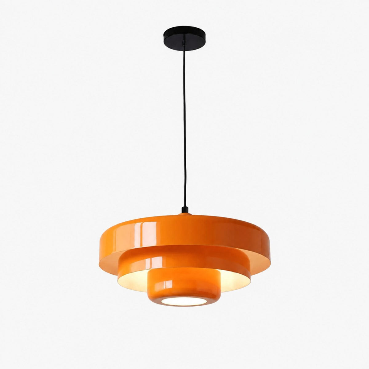 Lámpara colgante Bistró en metal de color para comedor y cocina