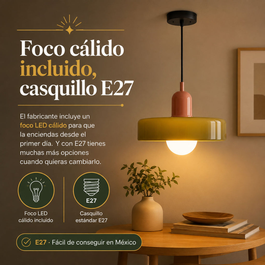 Lámpara Colgante para Comedor Retro