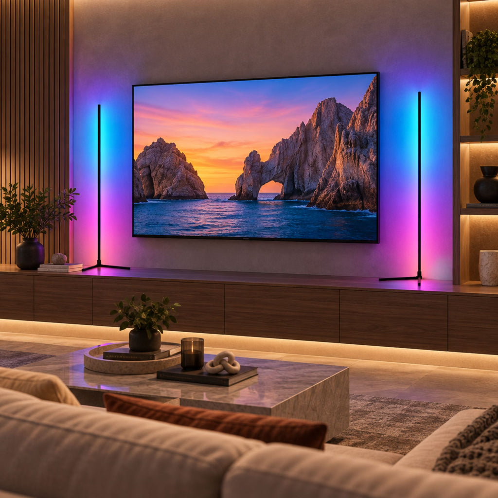 Lámpara de Piso para Sala Aurora RGB