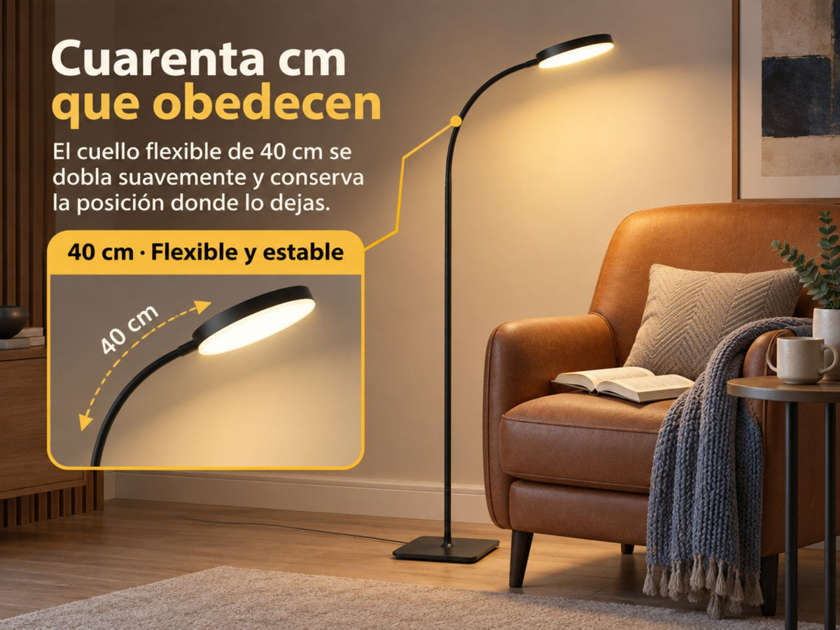Cuarenta cm que obedecen.