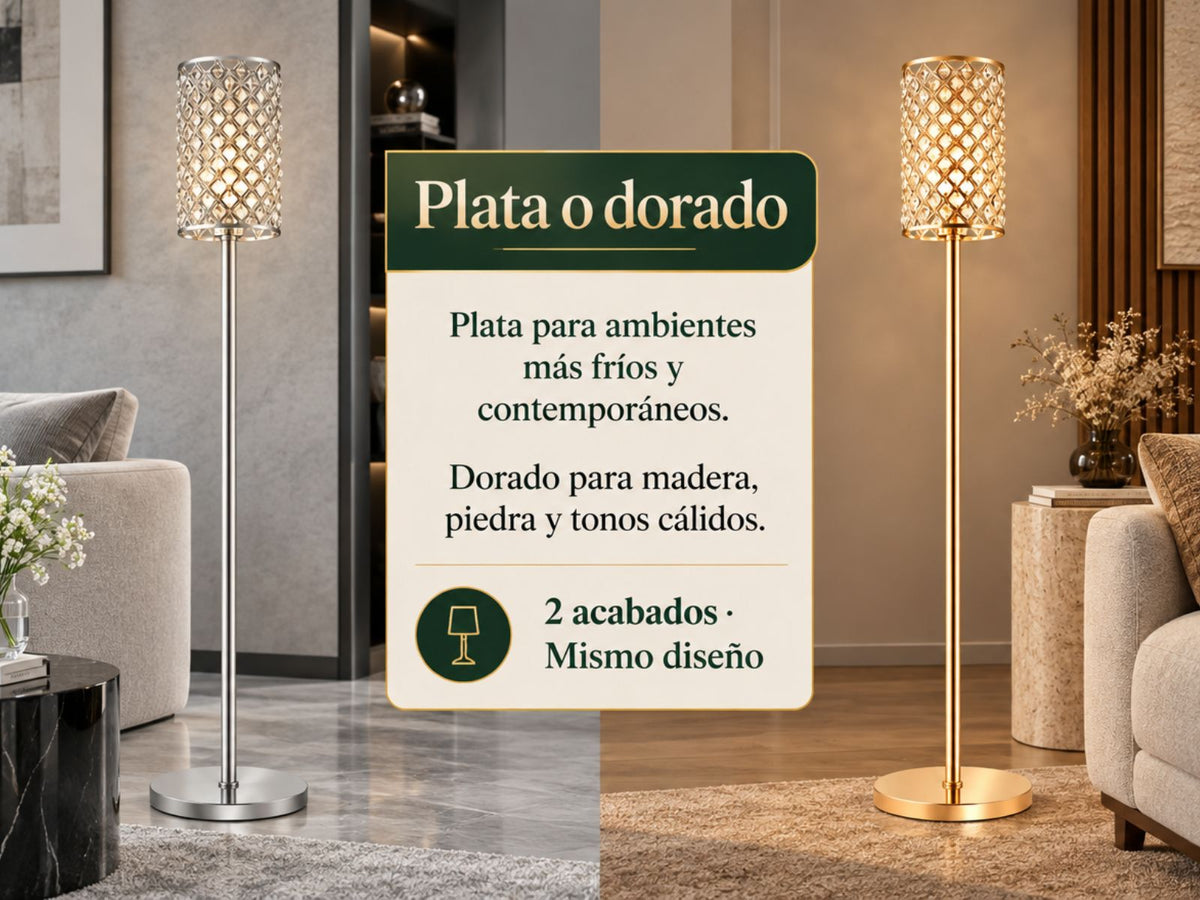 Plata o dorado.