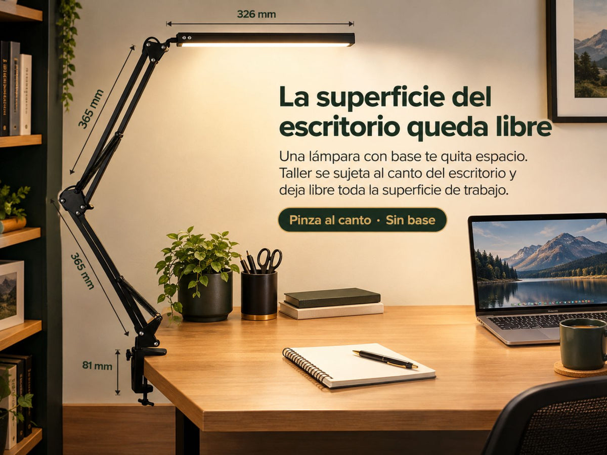 La luz va donde trabajas.