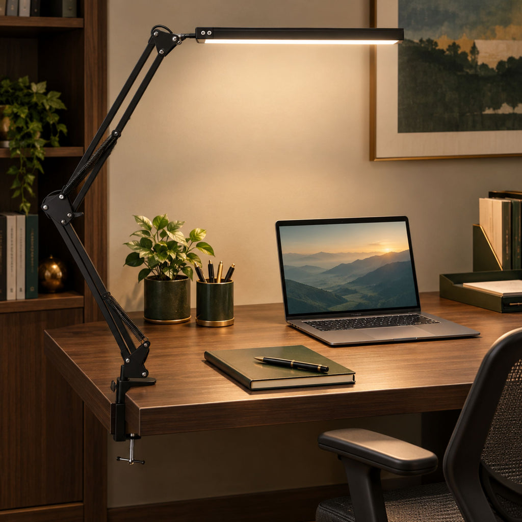 Lámpara de Escritorio LED Taller con Pinza