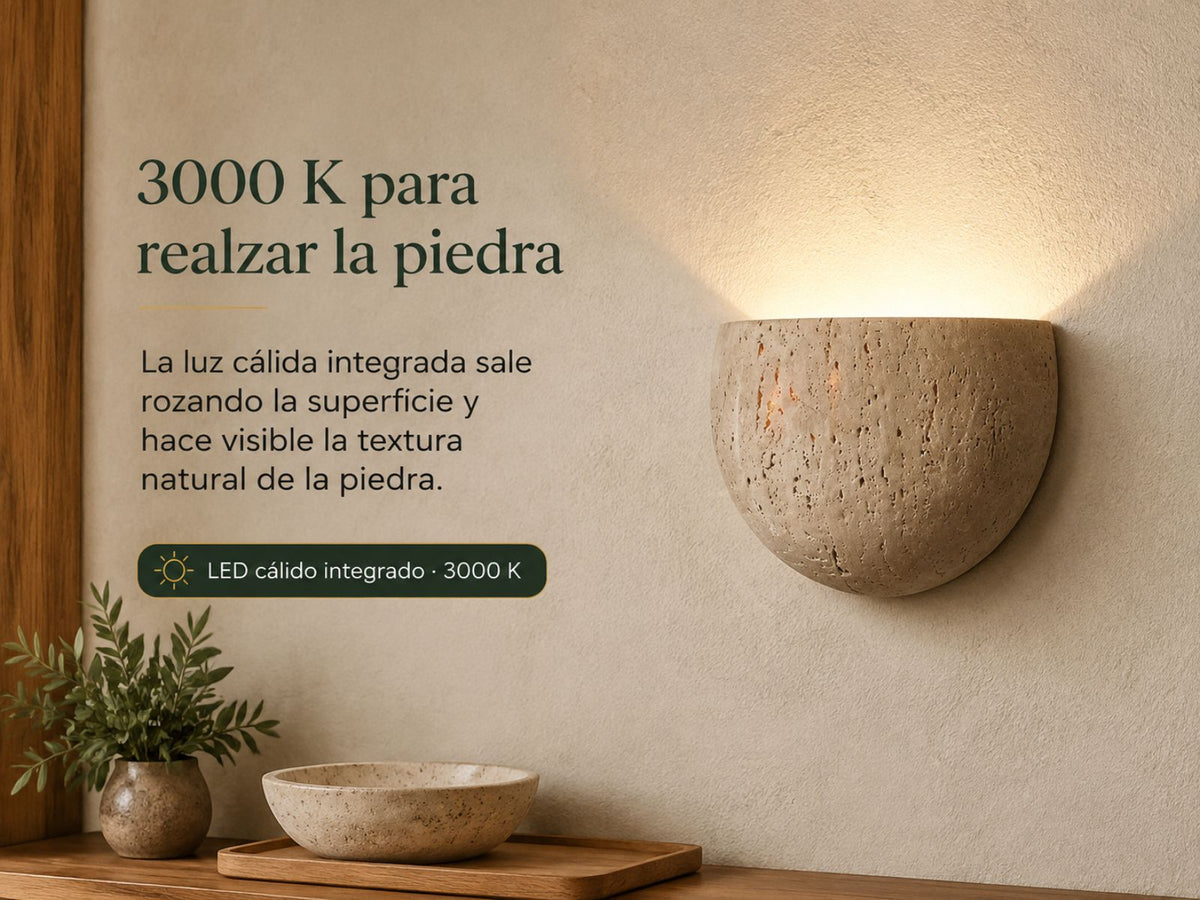 Cálida, para no apagar la piedra.