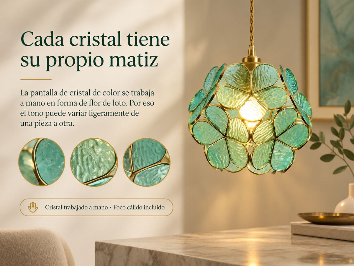 Esmaltado a mano.