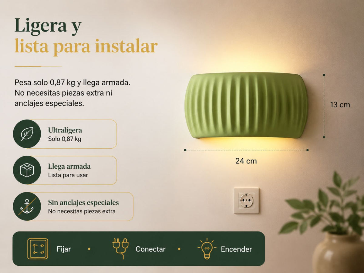 Se instala en una tarde.