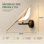 Lámpara de Pared Céfiro en Metal Dorado