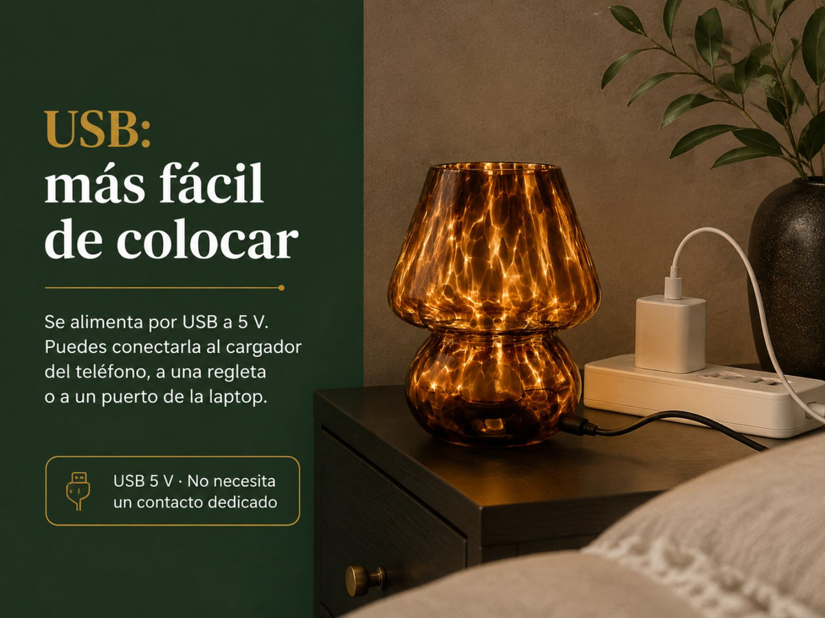 USB, no un contacto.