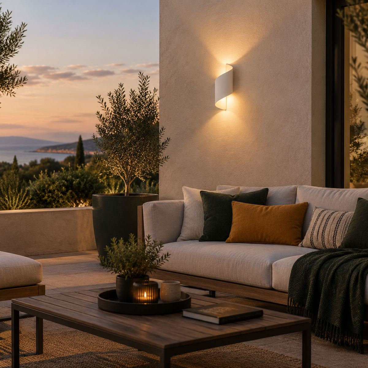 Lámpara de Pared Marea Exterior IP65