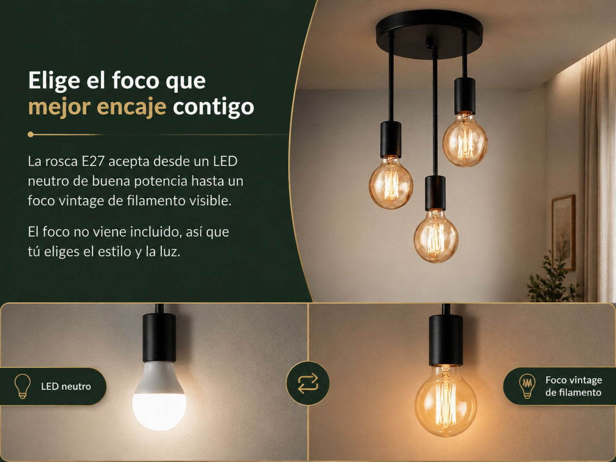 E27, incluido el de filamento.