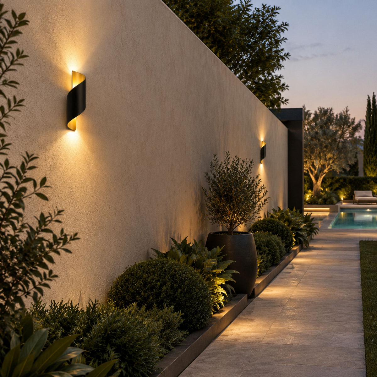 Lámpara de Pared Marea Exterior IP65
