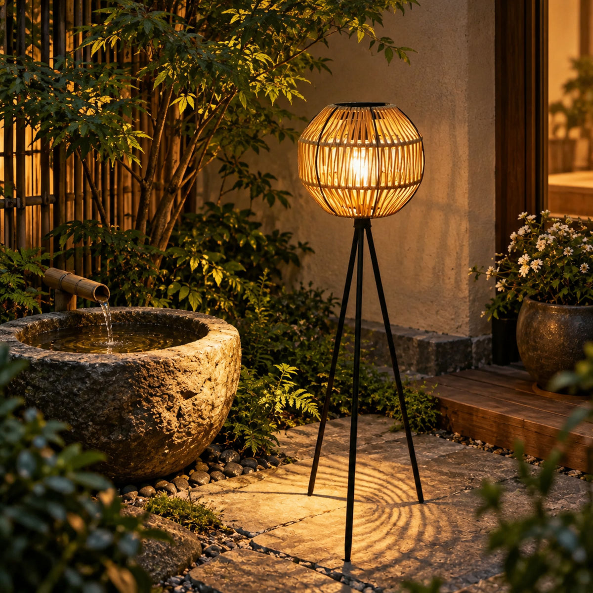 Lámpara Solar para Jardín Sendero