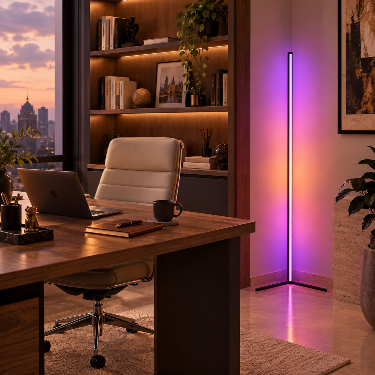 Lámpara de Piso para Sala Aurora RGB