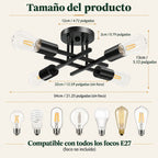Lámpara de Techo Moderna Sputnik