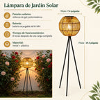 Lámpara Solar para Jardín Sendero