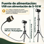 Lámpara de Piso para Sala Caña Flexible