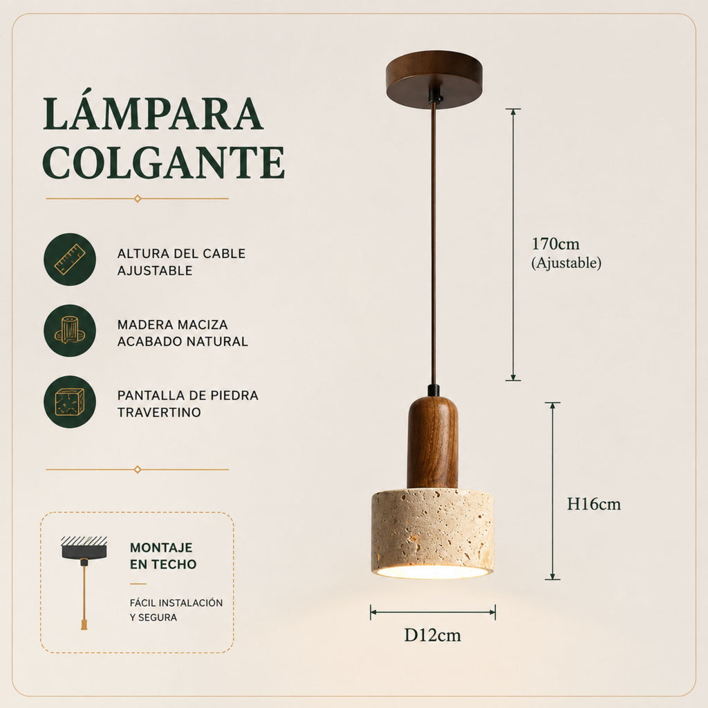Lámpara Colgante para Comedor Gota