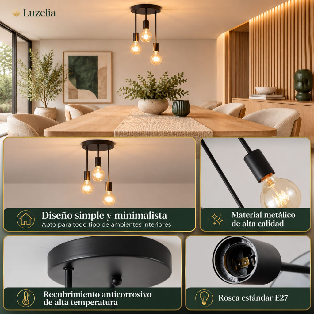 Lámpara Colgante Industrial Fonda