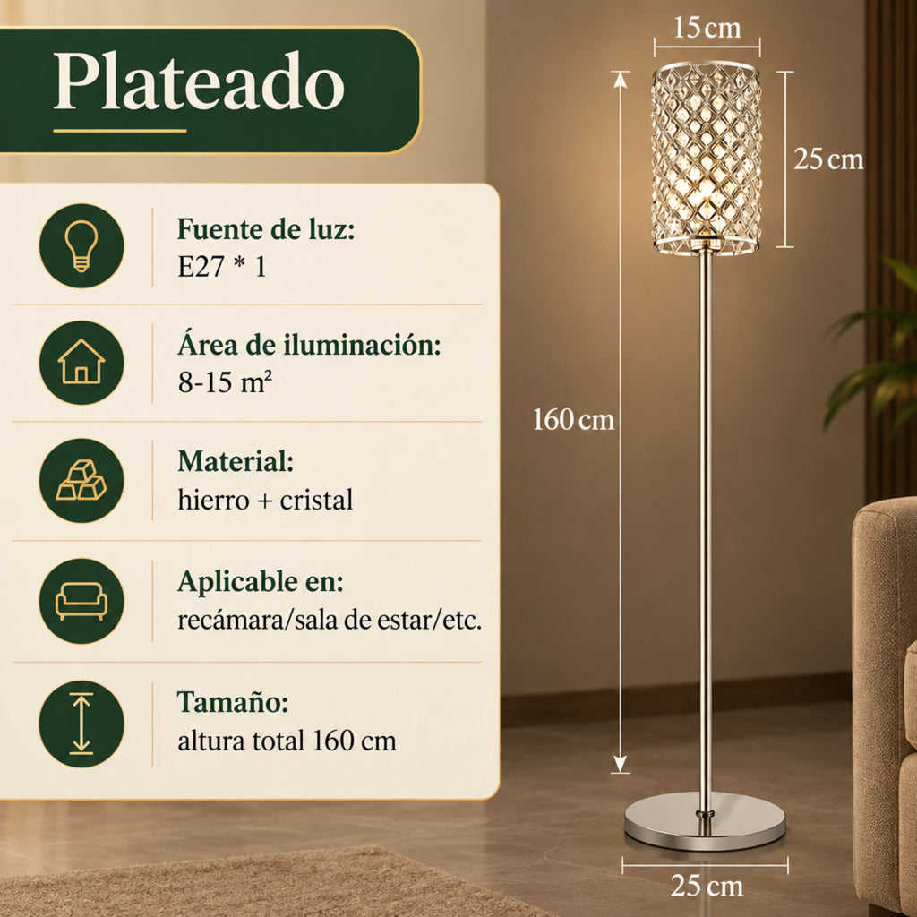 Lámpara de Piso para Sala Prisma
