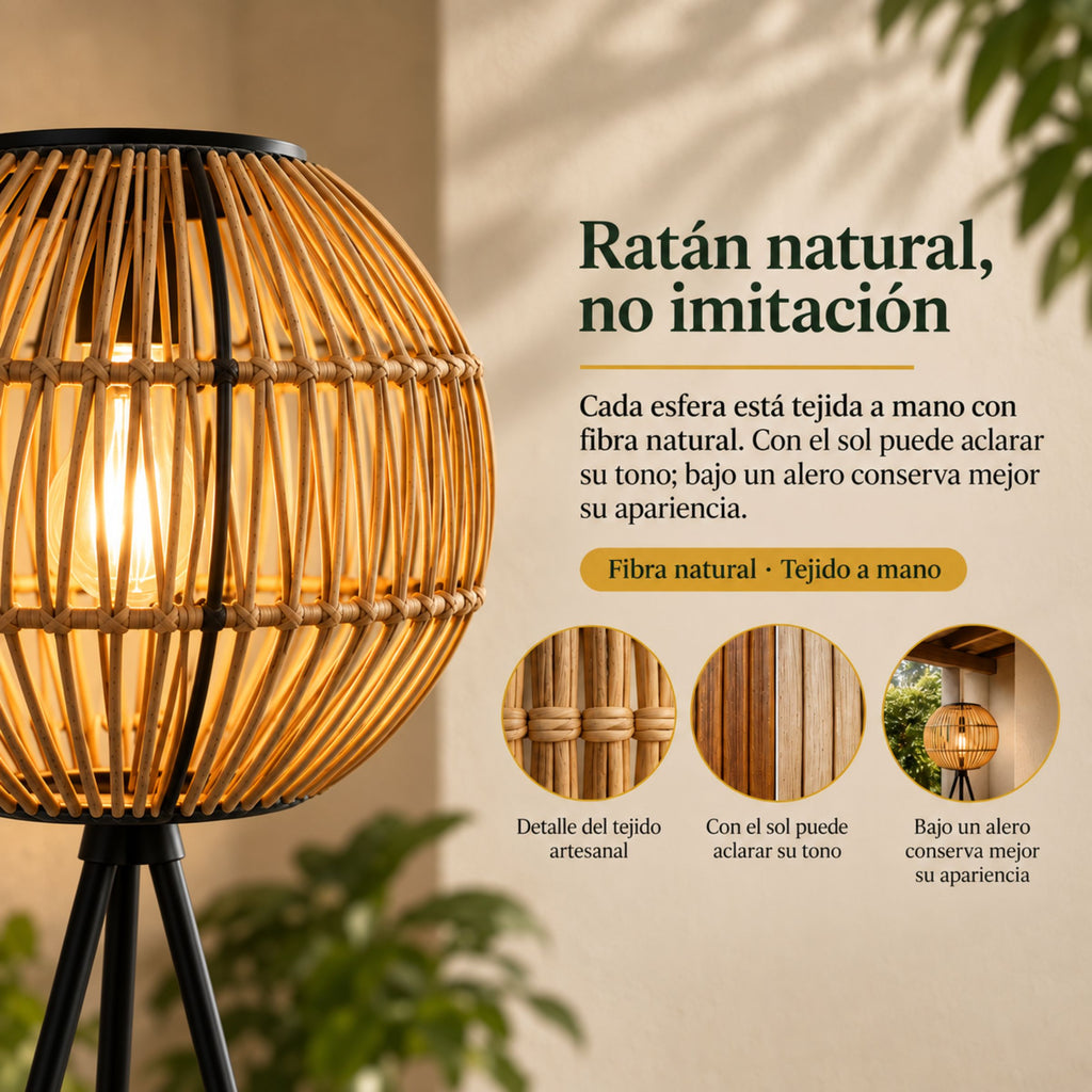 Lámpara Solar para Jardín Sendero