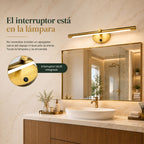 Lámpara para Espejo Reflejo con Interruptor Táctil